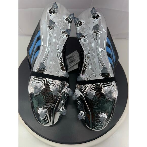 Kith × Adidas Predator Mania Mens Sz 9.5 Black Blue Silver Soccer Cleats JR5624 - Picture 11 of 12